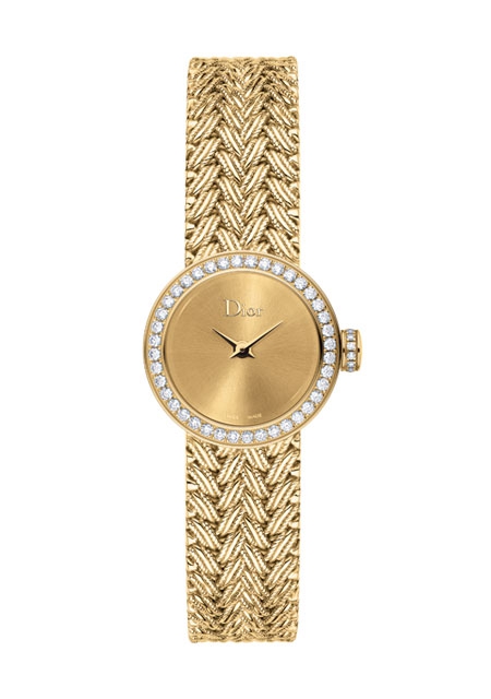 Watch Dior LA MINI D DE DIOR SATINE TRESSÉE | La D de Dior