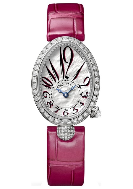 Breguet 4132 - Horloge Miniature De Collection 8 Jours, émail Rubis, Argent, 1920