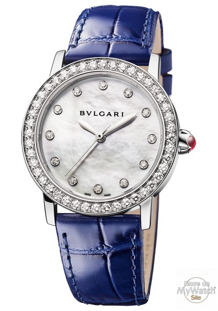 bvlgari ladies watch with diamonds