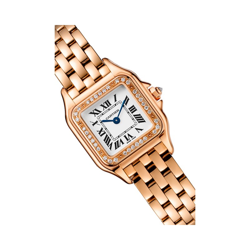 Watch Panthère de Cartier | Cartier WJPN0008 Pink Gold- Strap Pink Gold