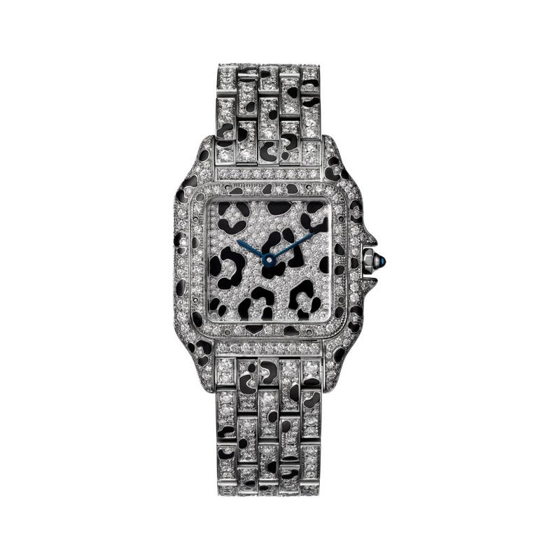 Watch Panthère de Cartier | Cartier HPI01096 Grey Gold - Lacquer - Diamonds