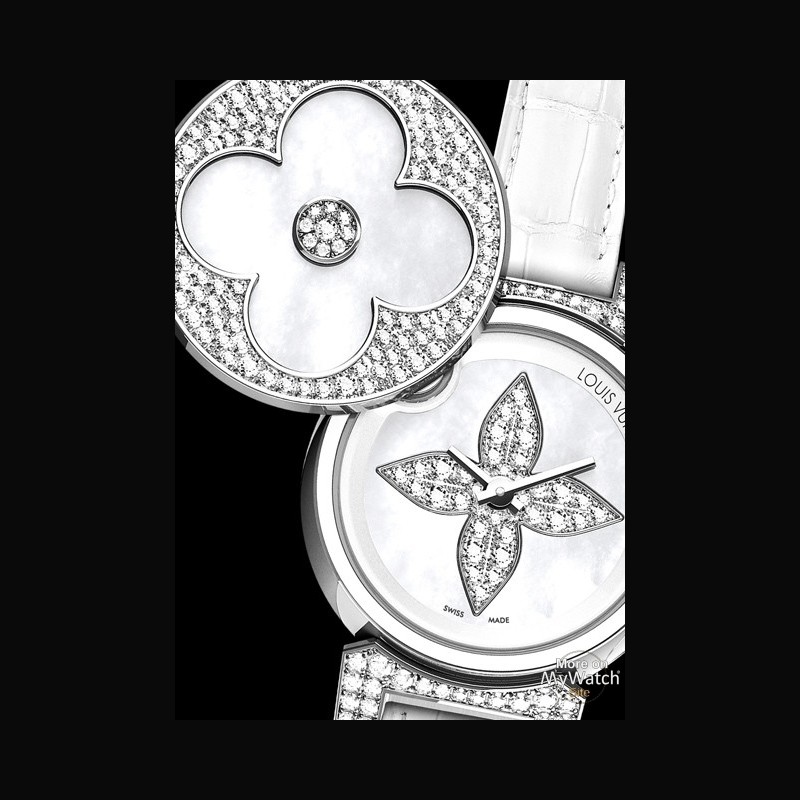 Louis Vuitton Secret White Gold Diamond Womens Watch