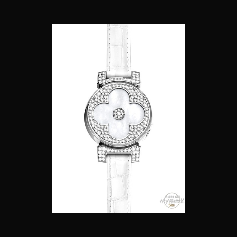 Watch Louis Vuitton Tambour Bijou Secret  Tambour Bijou Rose Gold -  Diamonds - Polynesian Mother-of-Pearl