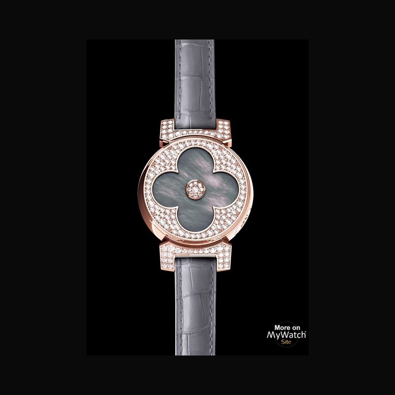 Watch Louis Vuitton Tambour Bijou Secret  Tambour Bijou Rose Gold -  Diamonds - Polynesian Mother-of-Pearl