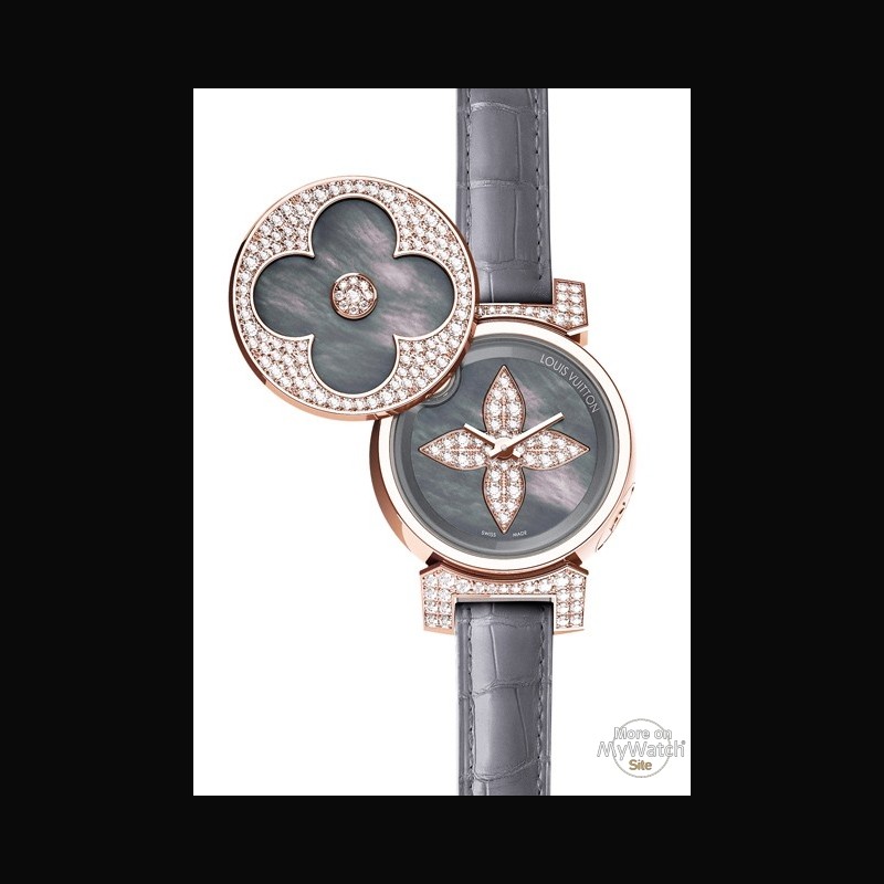 New Louis Vuitton Tambour Bijou Secret watches in colour-popping