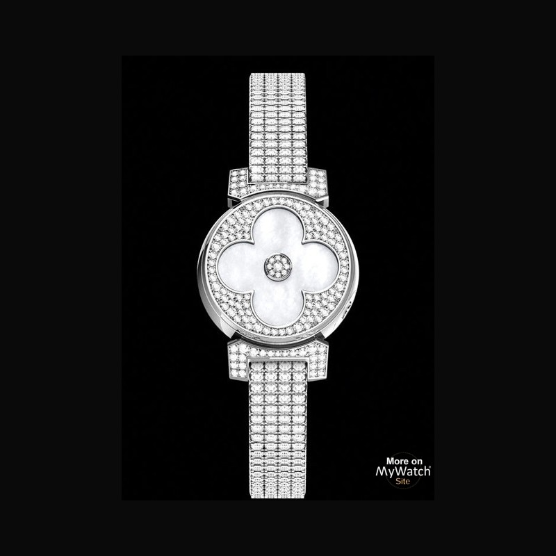 Louis Vuitton Secret White Gold Diamond Womens Watch