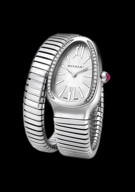 Watch Bvlgari Serpenti | Serpenti SP35C6SDS.1T Steel - Diamonds
