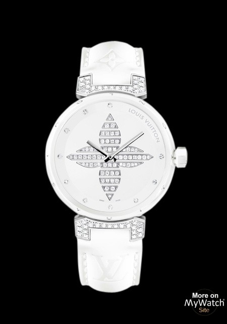 LOUIS VUITTON Tambour diamond Dial Quartz Ladies Watch