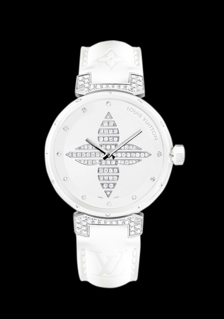 LOUIS VUITTON Tambour Forever Q13MB 12P lug diamond Quartz Ladies Watch_880441 LOUIS VUITTON Tambour Forever Q13MB 12P lug diamond Quartz  main image 4