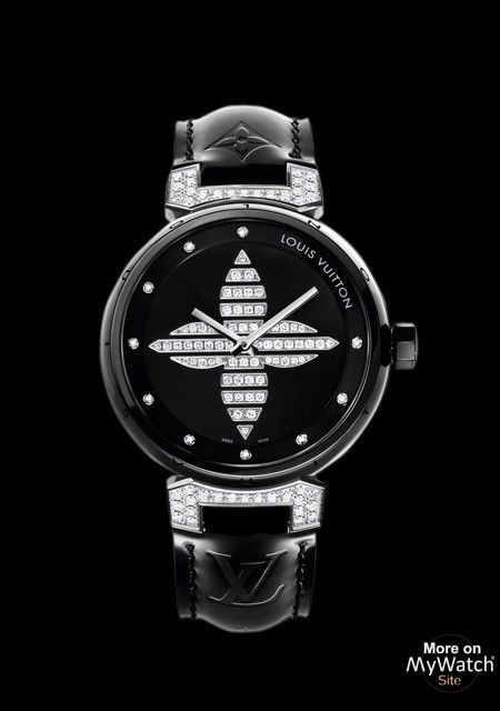 Black Emboss LV Luxury Watch Band