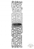 Cartier Libre Baignoire Etoilée or gris diamants