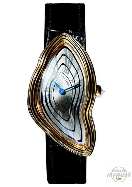 the cartier crash watch