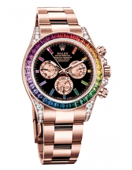 rolex daytona rainbow everose price