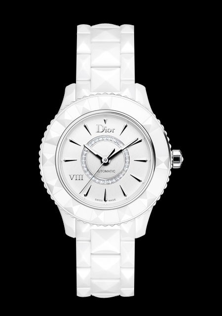 【美品】ディオール【Dior】ディオール8 オンユイット 33MM クォーツ ホワイトセラミック レディースウォッチ 女性用腕時計 CD1231E2C001 Dior VIII En Huit Watch White Ceramic【Aランク】【中古】 Watch Dior Dior VIII 33 mm Automatique | Dior VIII CD1235E3C001