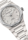 Laureato Ceramics-Céramique blanche sur bracelet céramique blanche 38mm