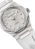 Laureato Ceramics-Céramique blanche sur bracelet céramique blanche 38mm