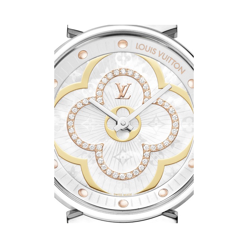 △ with paper LOUIS VUITTON Tambour Moon Divine MM QA019Z Ladies O#121022