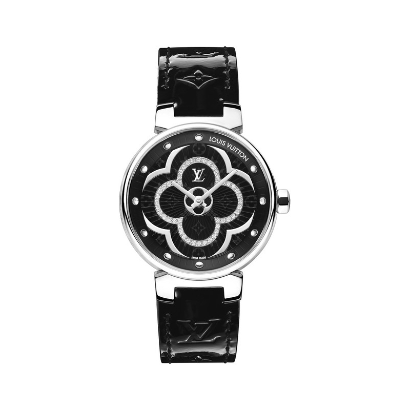 Louis Vuitton Watch Tambour All Black QA049