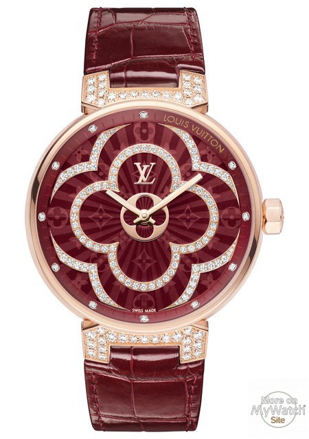 Louis Vuitton Pink Tambour Ladies Watch