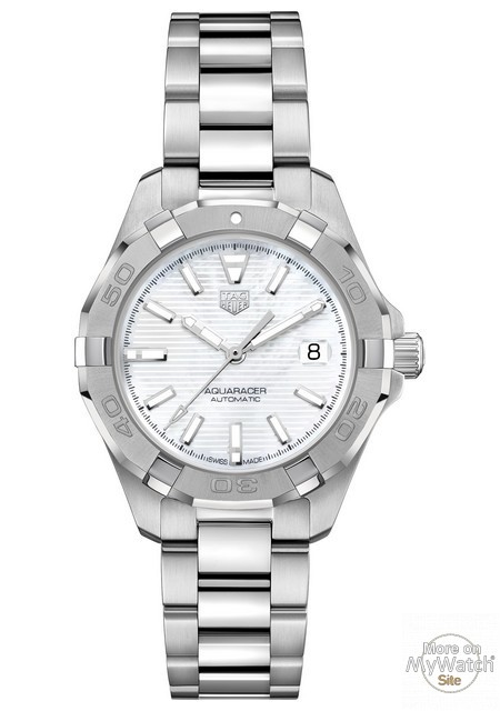 Aquaracer Lady Automatique White Dial And Baton Indices