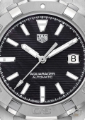 Aquaracer Lady Automatique Black Dial And Baton Indices