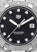 Aquaracer Lady Automatique Black Dial And diamond Indices