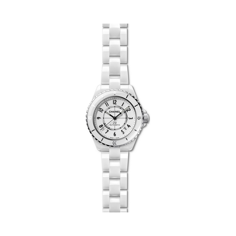 Chanel J12 Ceramic White Dial 38mm On Bracelet Automatic H5700 – Element iN  Time NYC