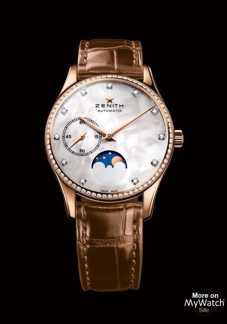 Zenith Elite Ultra Thin Lady Moonphase Ladies Watch - 33mm  16.2330.692/01.c714 -, Timepiece Trader