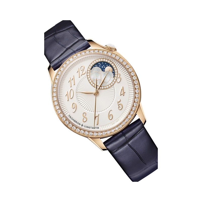 Watch Égérie Moon Phase | Vacheron Constantin 8005F/000R-B498 Pink Gold ...