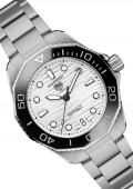 Aquaracer Professional 300 Steel Black Ceramic Silver Dial