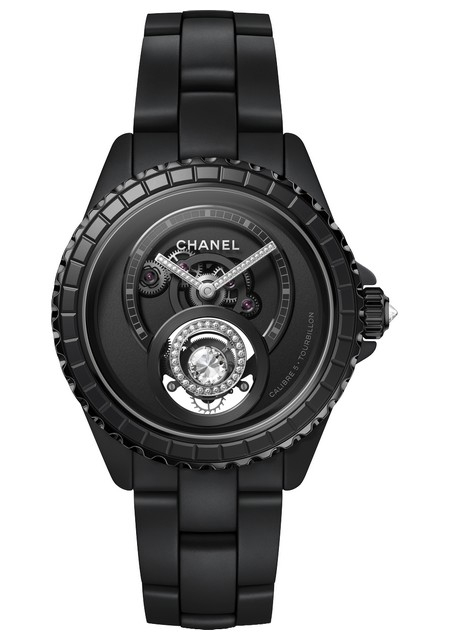 Watch Chanel J12 Diamond Tourbillon  J12 Ceramic - Diamond - Black Dial -  Bracelet Ceramic