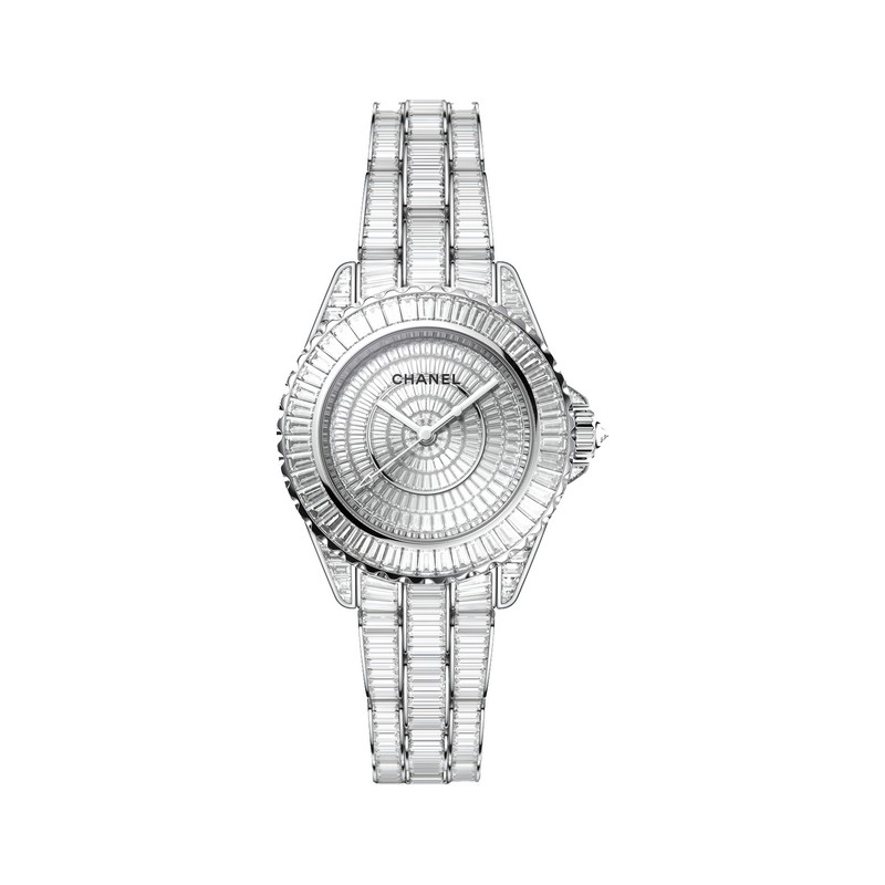 Chanel J12 Chromatic Titanium Watch with 46 Baguette Diamonds at Jill's  Consignment