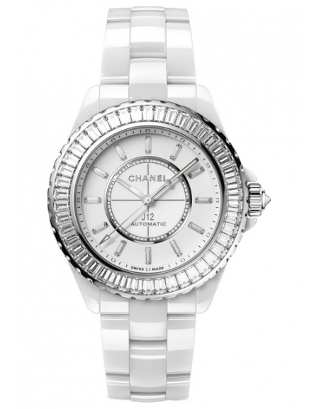 J12 Baguette Diamond Bezel 38 mm