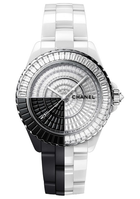Chanel J12 Diamond Bezel Ceramic Mens Watch