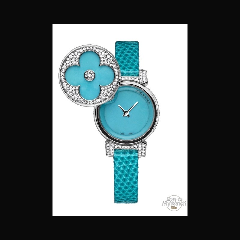 Watch Louis Vuitton Tambour Bijou Secret Pierres Dures | Tambour Bijou ...