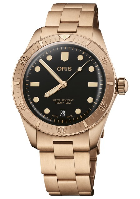Watch Oris Divers Sixty-Five Date Cotton Candy Sepia | Oris Divers