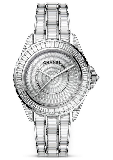 J12 River 38 MM Baguette-Cut Diamonds