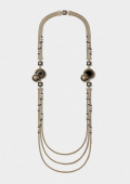 Necklace Watch "Double Lion Buttons"