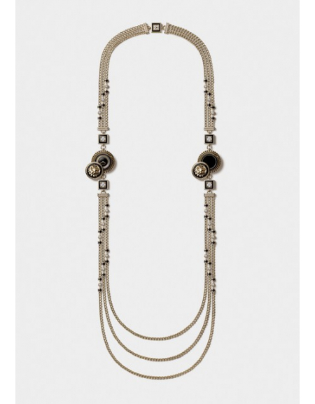 Necklace Watch "Double Lion Buttons"
