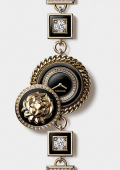 Necklace Watch "Double Lion Buttons"