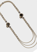 Necklace Watch "Double Lion Buttons"
