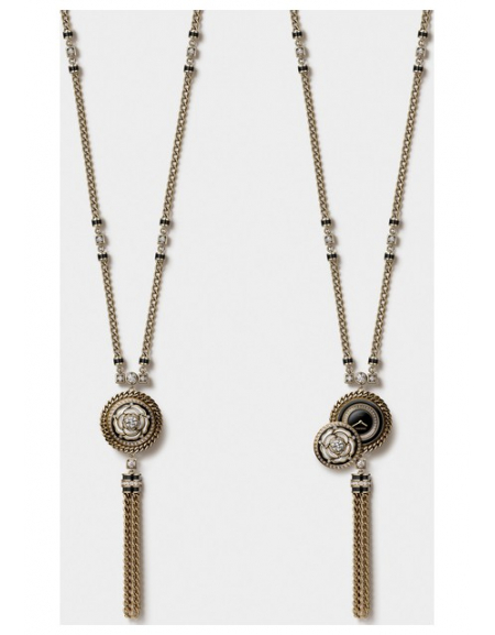 Mademoiselle Privé Bouton Camellia Necklace Watch