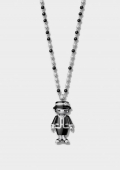 Necklace Watch Coco Black Jacket