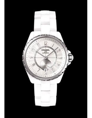 Shop CHANEL J12 Mademoiselle Acte II White Ceramic, 18K White Gold & White  Sapphire Bracelet Diamond Charm Watch