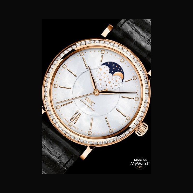 Watch IWC Portofino Midsize Automatic Moon Phase | Portofino IW459002 ...