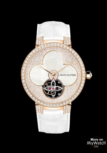 LOUIS VUITTON TAMBOUR FLOWERS & DIAMOND WATCH – Shore Chic