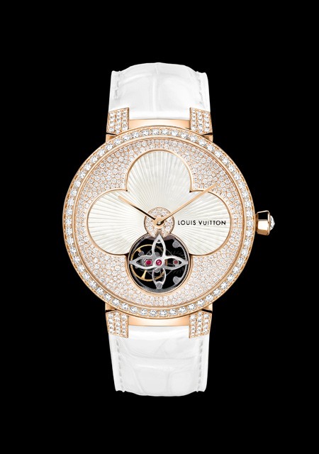 Louis Vuitton Tambour Blossom 35 Rose Gold Diamond Watch  Gold diamond  watches, Diamond watch, Louis vuitton watches