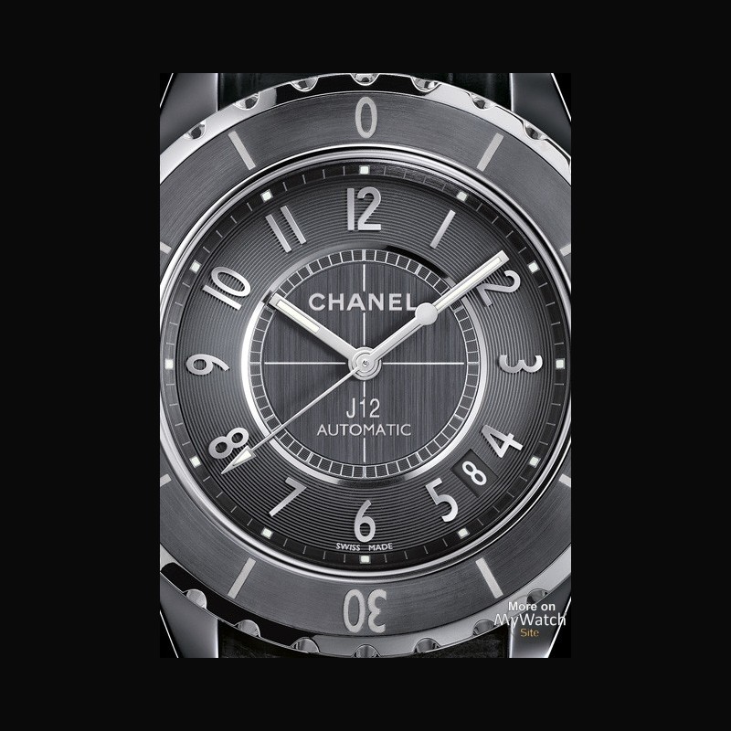 Watch Chanel J12-G.10 Chromatic  J12 H4187 Titanium Ceramic - Steel - Alligator  NATO Strap