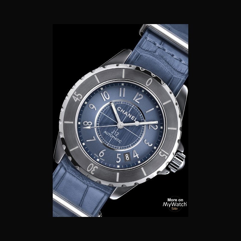 Watch Chanel J12-G.10 Chromatic Bleue | J12 H4338 Titanium Ceramic ...