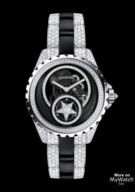 Watch Chanel J12 Tourbillon Volant Squelette Diamants